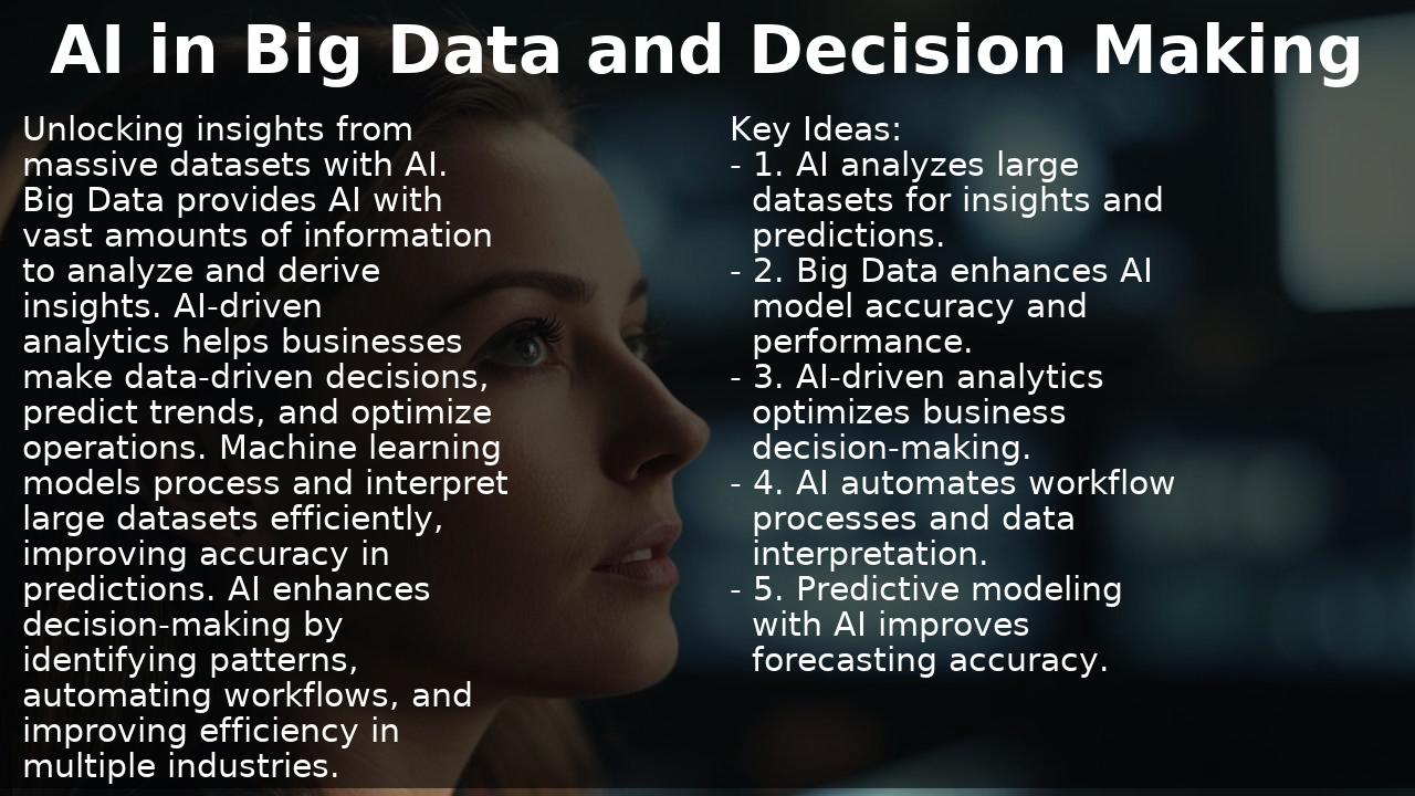AI in Big Data and Decision Making