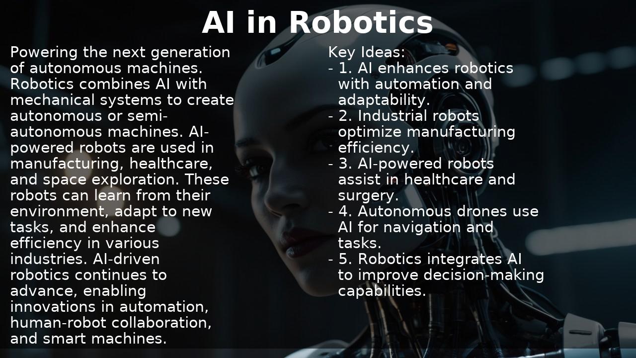 AI in Robotics
