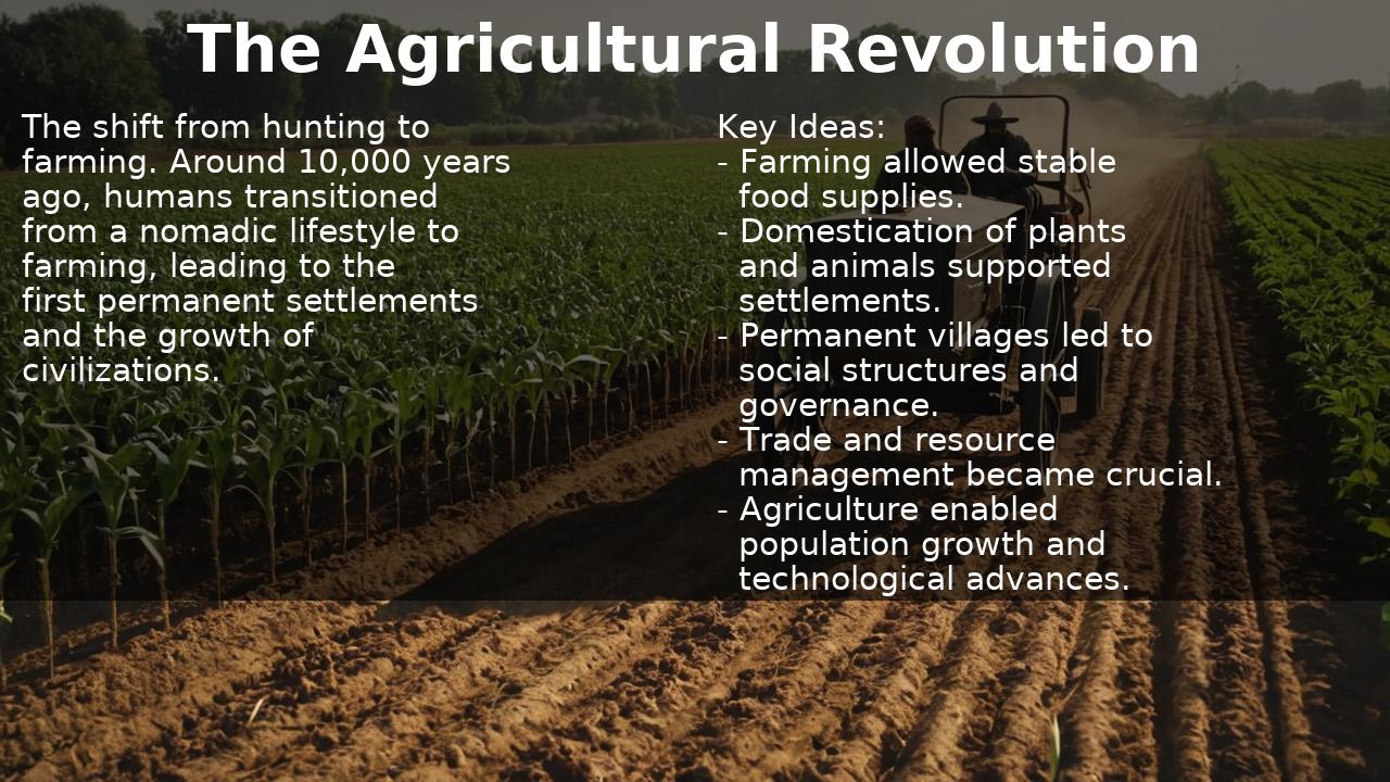 The Agricultural Revolution